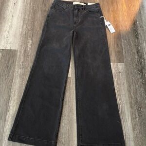 Soft Surroundings Black wide leg jeans